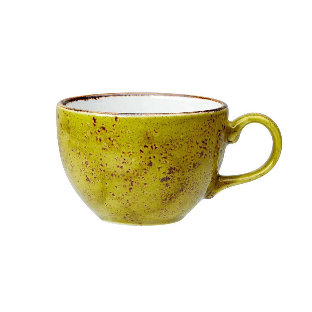 Steelite 12110189 Apple Craft Low Cup, 8 oz 4.75"x2.325", Ceramic, Oven Safe 530°F - 1 Dozen
