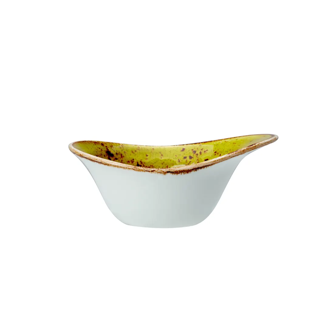 Steelite 12110525 - 5" Round 4 Oz Apple Ceramic Bowl, Oven Safe To 530°F - 1 Dozen