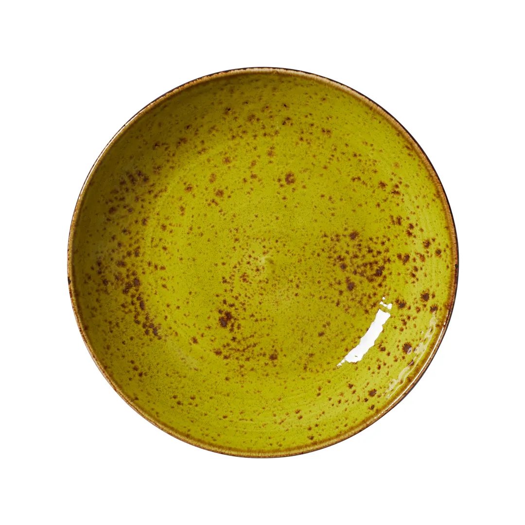 Steelite 12110570 - Round Bowl, 27 oz (8.5" x 1.5"), Apple Ceramic, 530°F Oven Safe - 1 Dozen