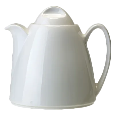 Steelite 1340X0025 Coffee Pot, 21‑oz, 6.125"×5.0"×5.63" China with Lid, Oven Safe to 530°F - 6/Case