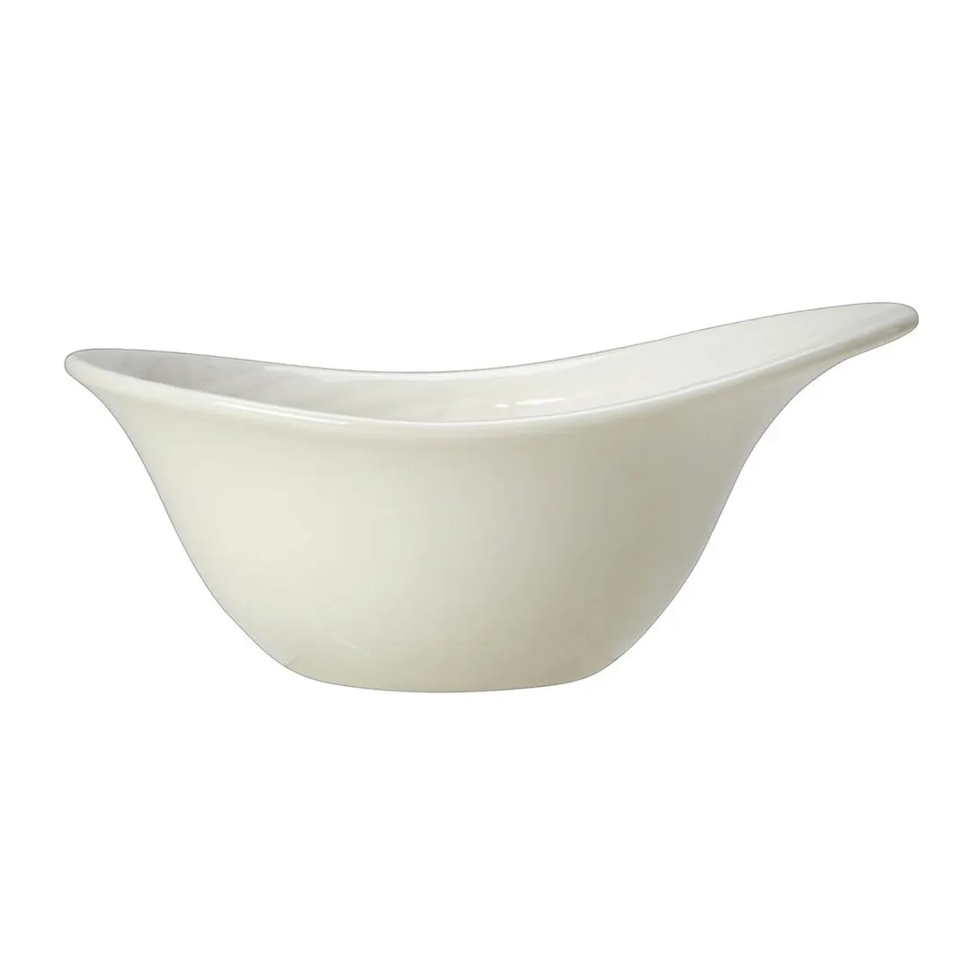Steelite 1401X0073 - 14.5 oz White Scape Ceramic Bowl, 7" Diameter, Oven Safe to 530°F - 1 Dozen
