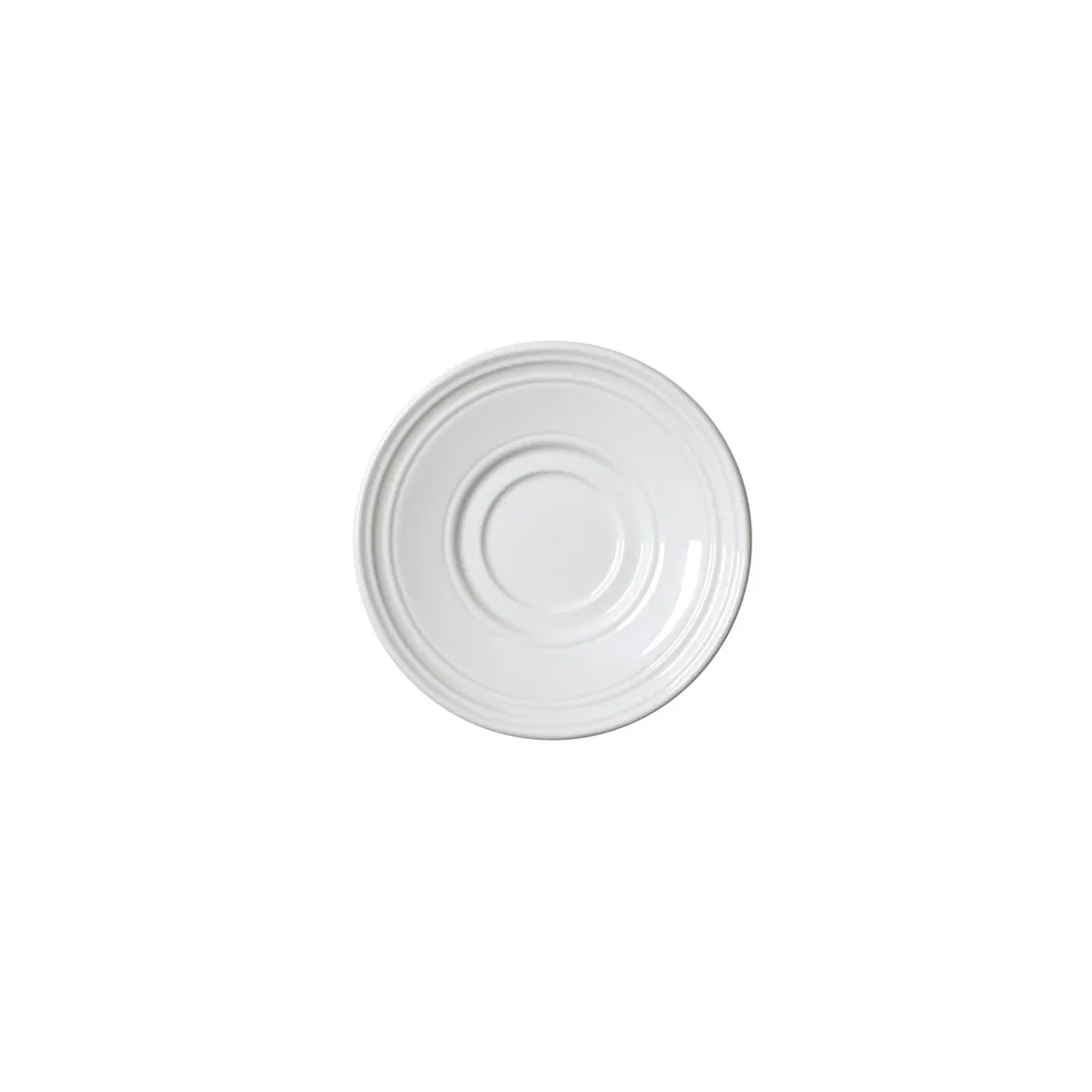 Steelite 1403X0111 - 5" Bead Round Saucer, Vitrified, Oven Safe to 530°F/275°C, Performance - 1 Dozen