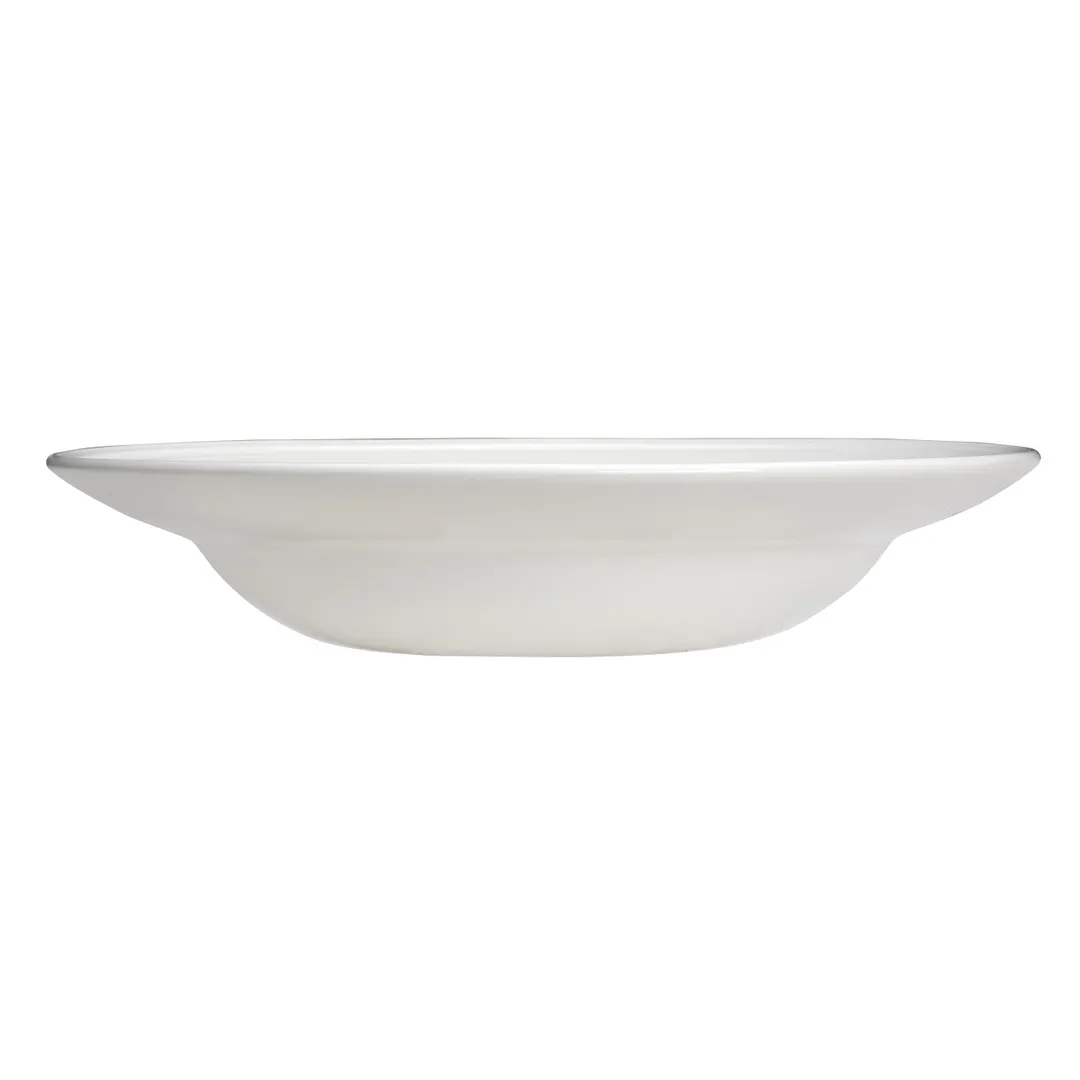 Steelite 1403X0120 Rimmed Bowl, 24 oz (11.25" x 2.13"), Ceramic, Oven Safe 530°F/275°C - 6/Case