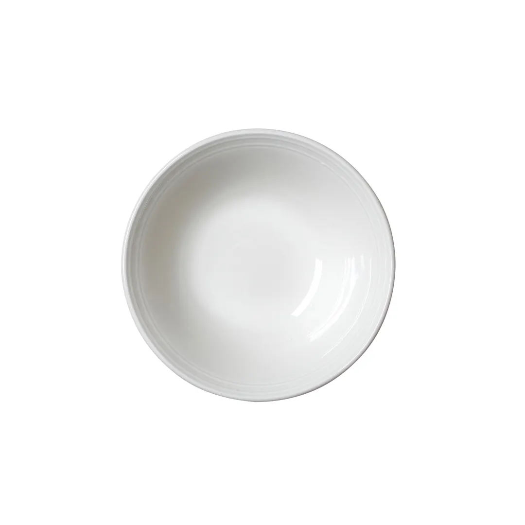 Steelite 1403X0124 - Oatmeal Round Ceramic Bowl, 6.5" x 2.0" (18 oz), Bead, Oven Safe 530°F, 1 Dozen