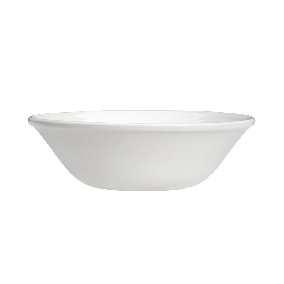 Steelite 1403X0124 - Oatmeal Round Ceramic Bowl, 6.5" x 2.0" (18 oz), Bead, Oven Safe 530°F, 1 Dozen