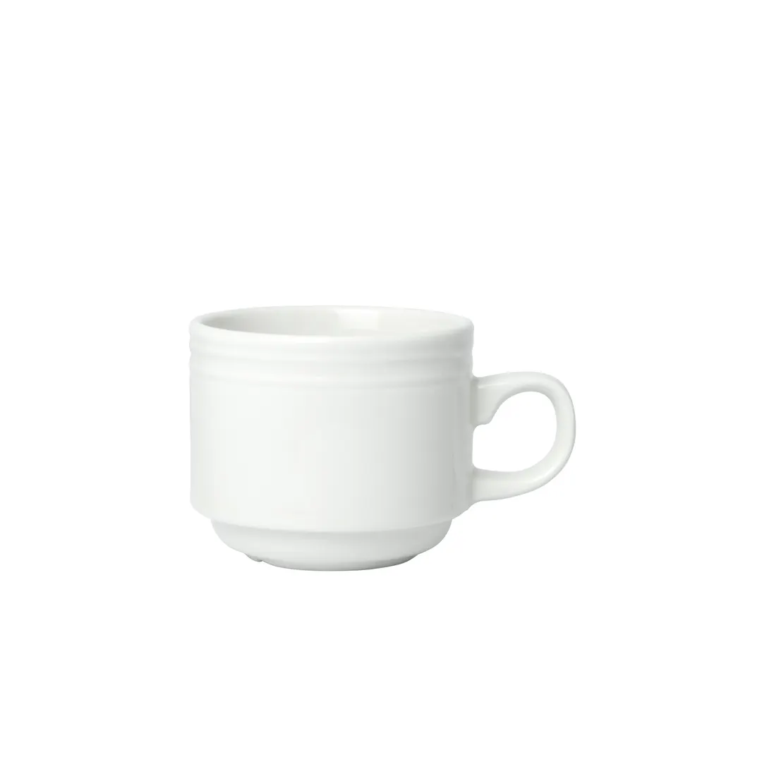 Steelite 1403X0134 - Stackable 3.0 oz Cup, 3.375" x 2.375" x 2.0", Bead, Oven Safe 530°F - 1 Dozen