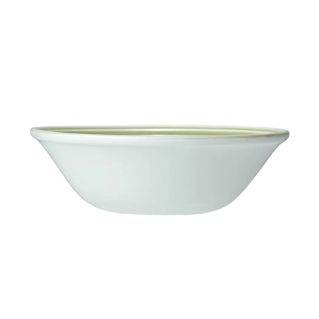 Steelite 1404X0124 - Oatmeal Bowl, 6" (18 oz), Sage Bead Finish, Ceramic, Oven Safe 530°F, 1 Dozen