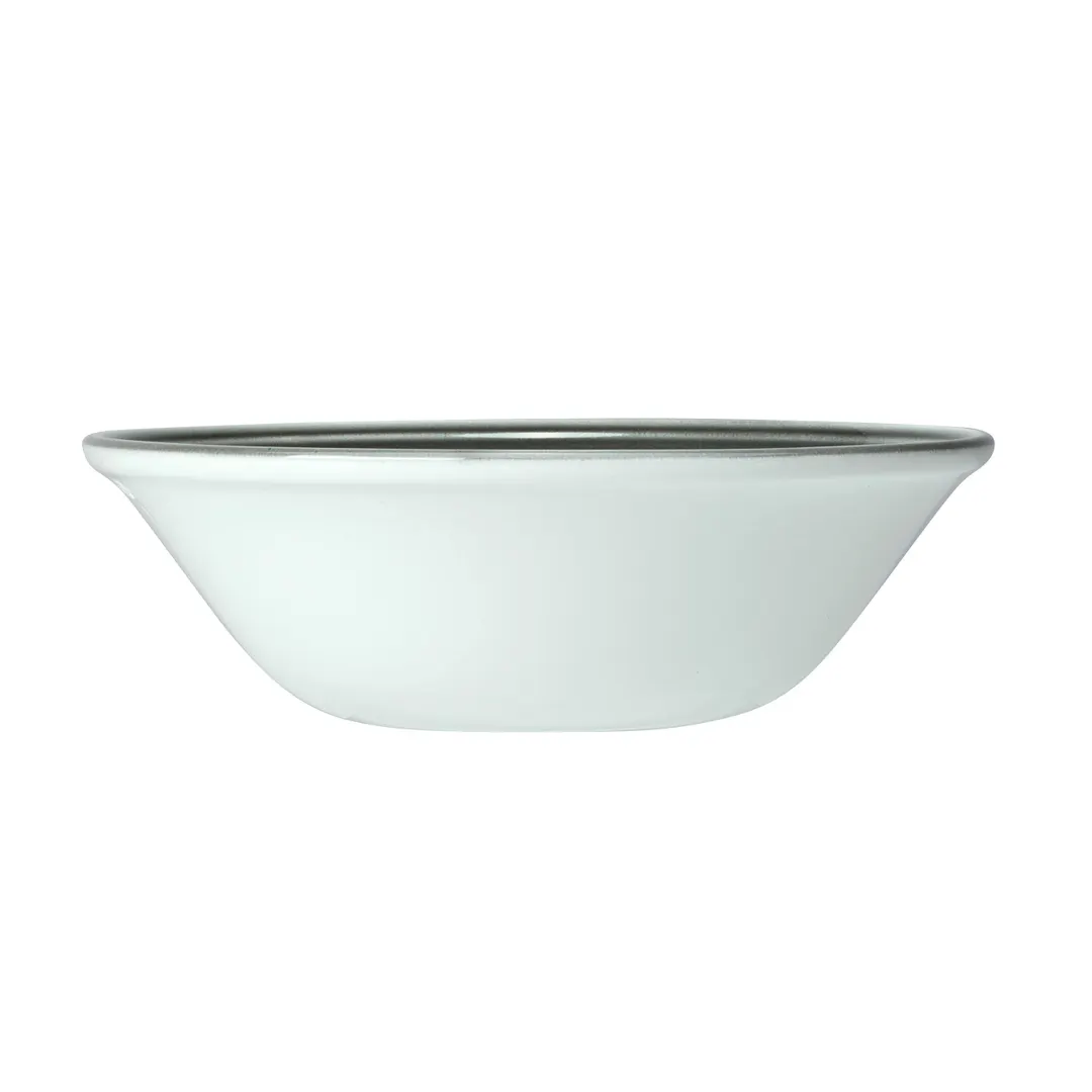 Steelite 1405X0124 - Oatmeal Truffle Bead Bowl, 6.5" x 2" 18 Oz Ceramic, Oven Safe 530°F - 1 Dozen