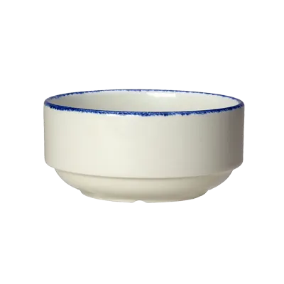 Steelite 17100121 - 10 Oz Soup Cup, 4.25" x 2.0", Blue Dapple, Ceramic, Oven Safe 530°F - 36/Case