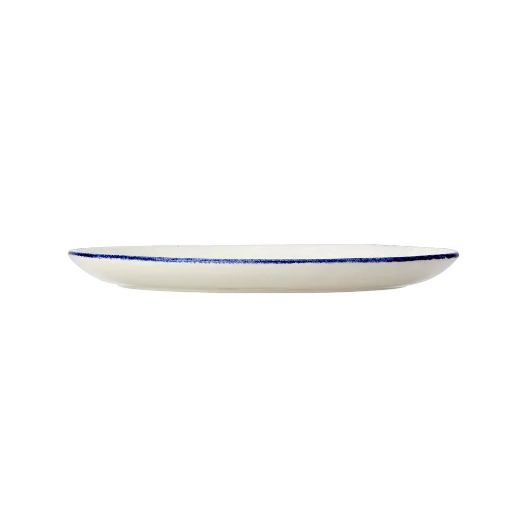 Steelite 17100141 Oval Platter, 11" x 8.5" x 1.13", Blue, Vitrified China, 530°F Safe, - 1 Dozen