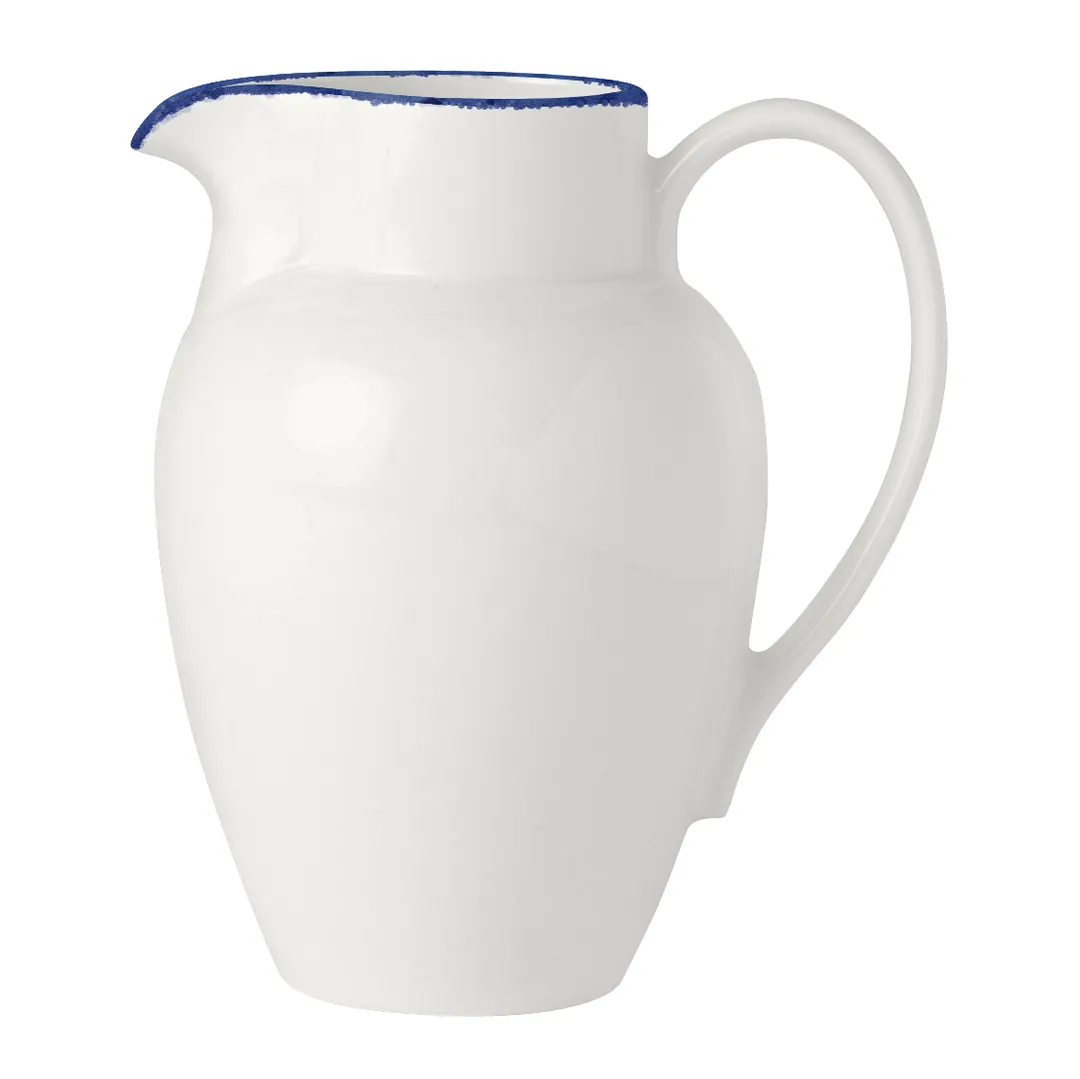 Steelite 17100283 Creamer Pitcher, 16 oz, 5.88" x 9.0" Dapple Blue Ceramic - 6/Case