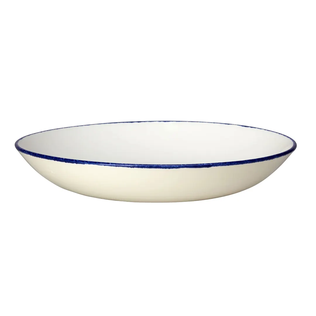 Steelite 17100571 Coupe Bowl, 4 oz (5"×1") Round Dapple Blue China, Oven Safe 530°F - 24/Case