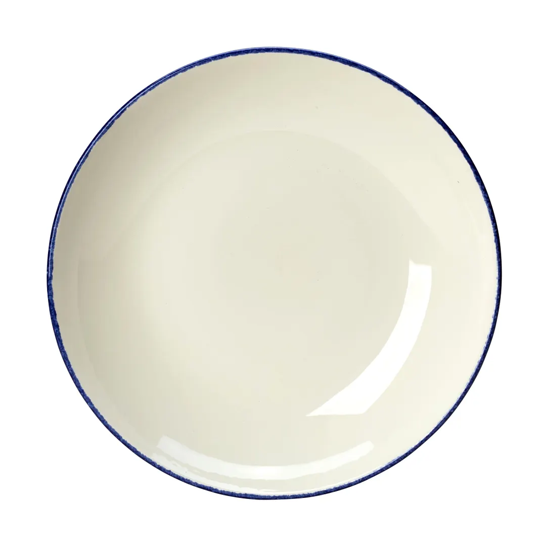 Steelite 17100571 Coupe Bowl, 4 oz (5"×1") Round Dapple Blue China, Oven Safe 530°F - 24/Case