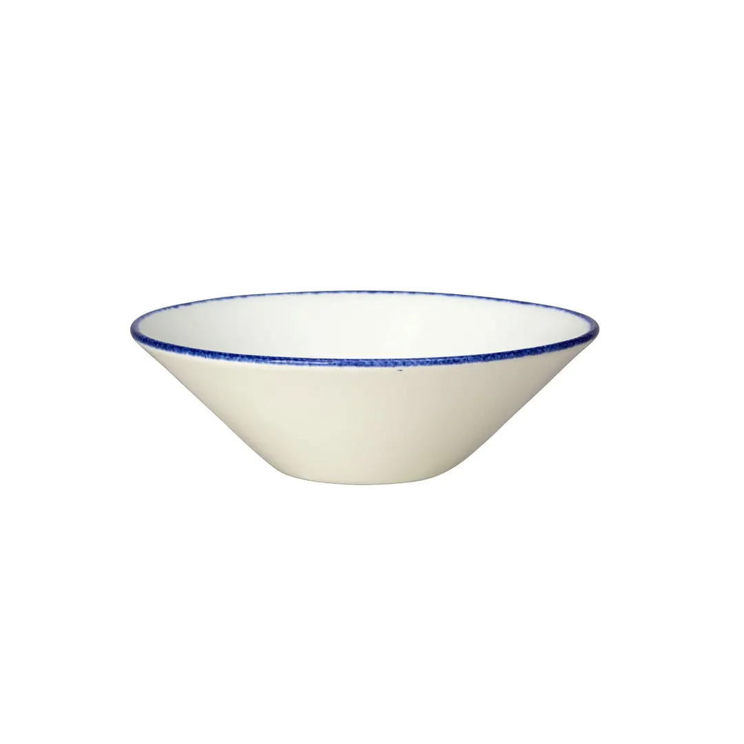 Steelite 17100598 Bowl – 5.5" x .875" (11.5 Oz), General Blue Dapple China - 24/Case