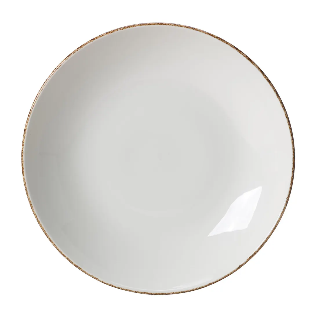 Steelite 17140571 5" Round Dapple Brown China Bowl, 4 oz, Oven Safe to 530°F - 24/Case