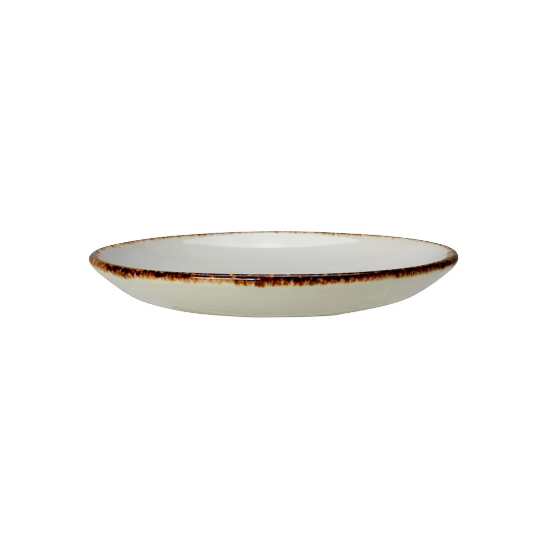 Steelite 1714X0043 Brown Dapple Saucer 5.0" x 0.75", China, Oven Safe 530°F/275°C - 36/Case