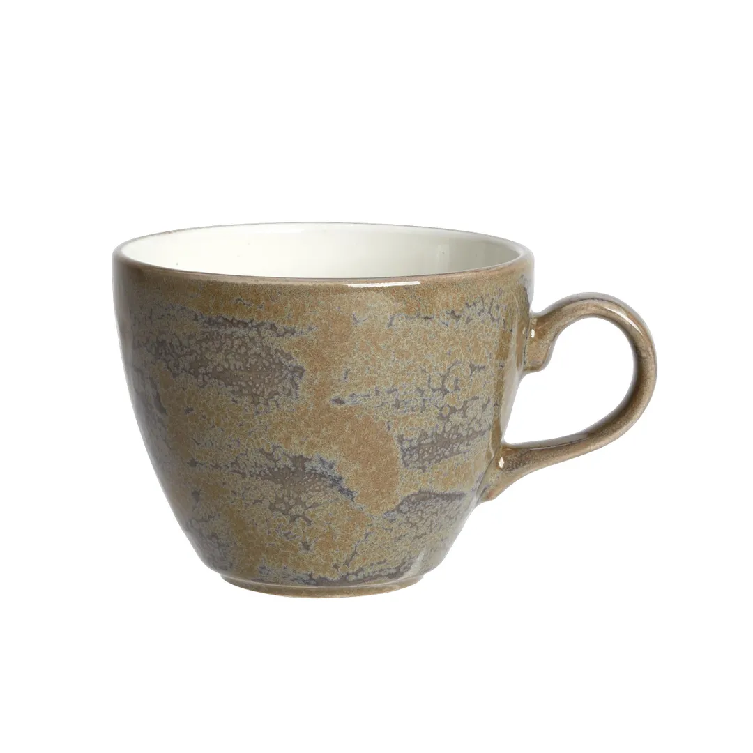 Steelite 1775X0021 Liv Cup, 8‑Ounce Granite, 4.625" x 2.875", Ceramic, Oven Safe to 530°F, 1 Dozen