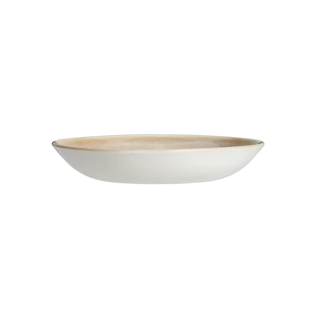 Steelite 17760570 Taste Coupe Bowl, 27 oz (8.5" x 1.5"), Ceramic Sandstone Oven Safe 530°F - 1 Dozen