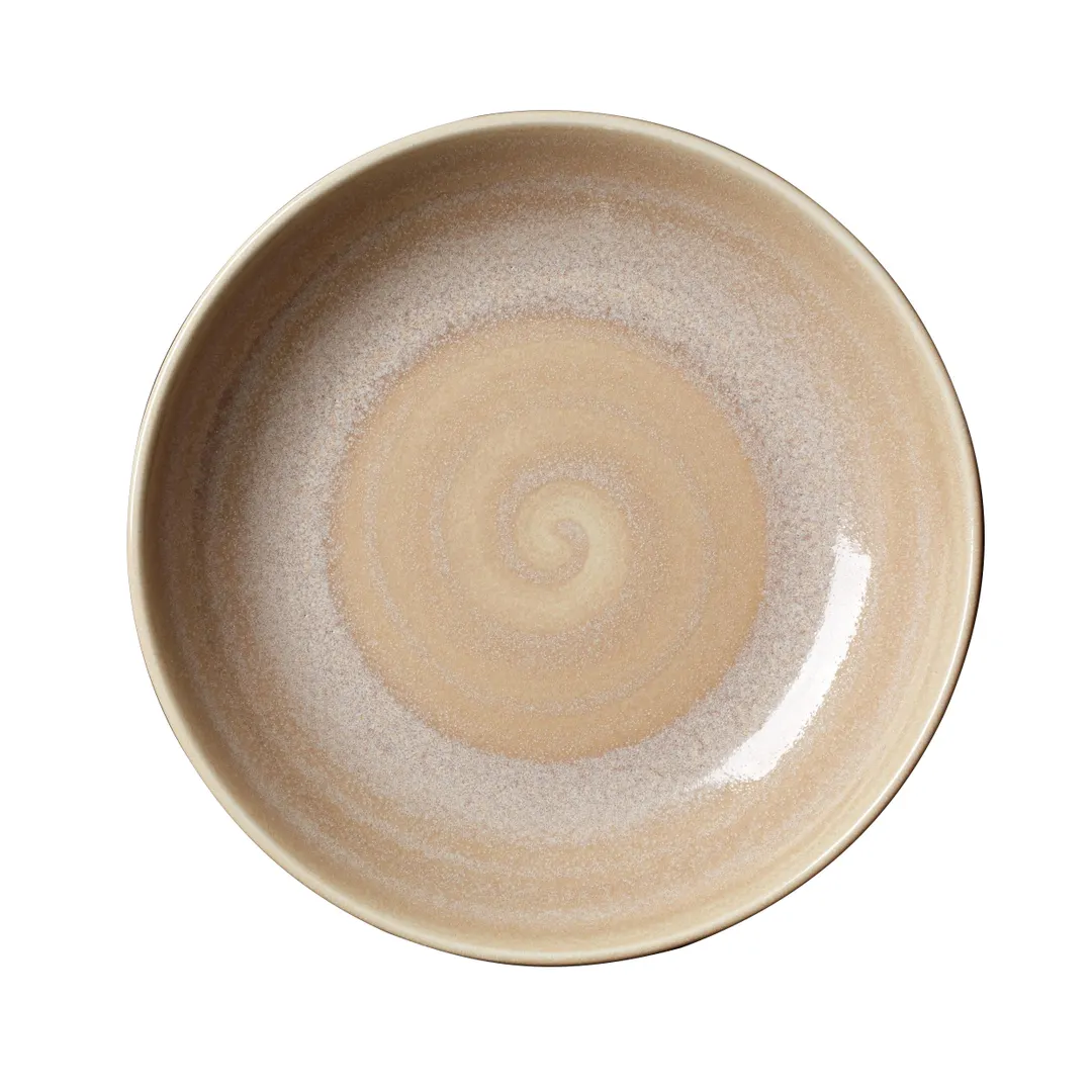 Steelite 17760570 Taste Coupe Bowl, 27 oz (8.5" x 1.5"), Ceramic Sandstone Oven Safe 530°F - 1 Dozen