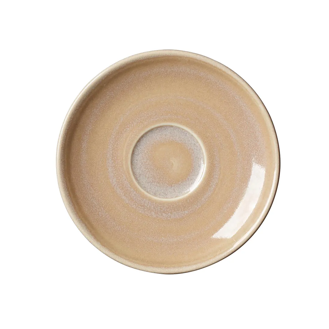 Steelite 1776X0042 - Liv Saucer, 6.0" Round Ceramic, Sandstone Finish, Oven Safe to 530°F, 12/Case
