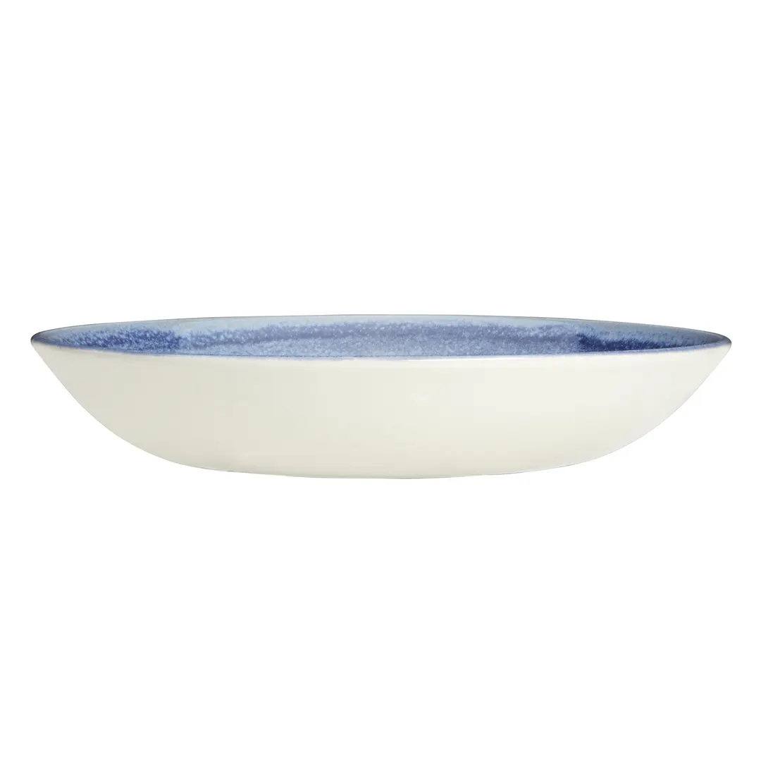 Steelite 17770570 - Taste Coupe Bowl, 27 Oz 8.5"x1.5", Bluestone Ceramic, Oven Safe 530°F - 1 Dozen