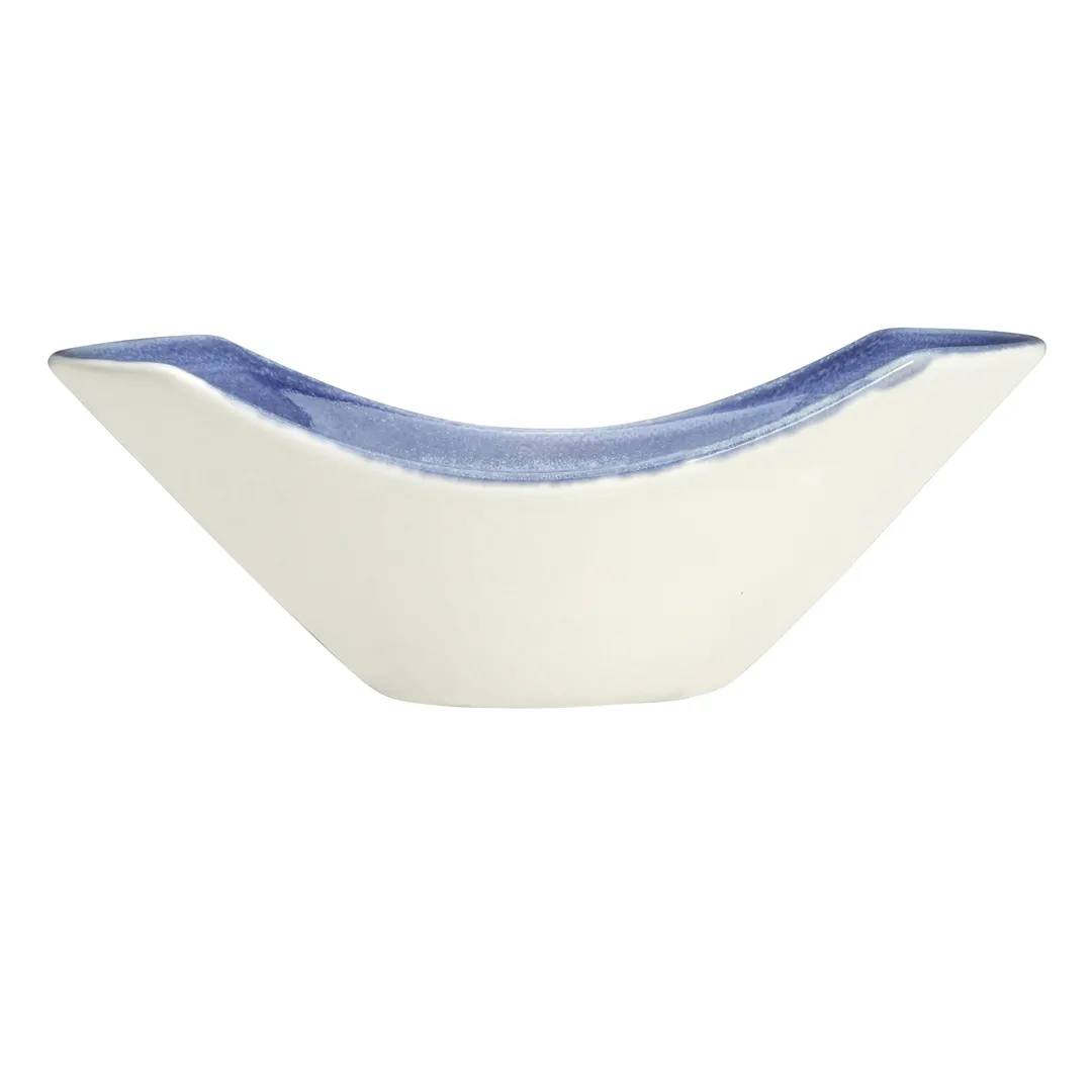 Steelite 17770574 - Bluestone 9 Oz Round Bowl, 6.5" Diameter Ceramic Oven Safe To 530°F - 1 Dozen
