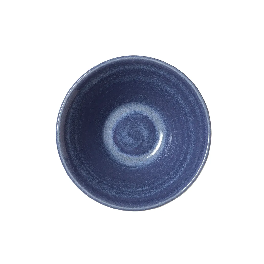 Steelite 17770597 Essence Bowl 6.5" x 2.325" (19.25 oz) Bluestone, Oven Safe to 530°F - 1 Dozen