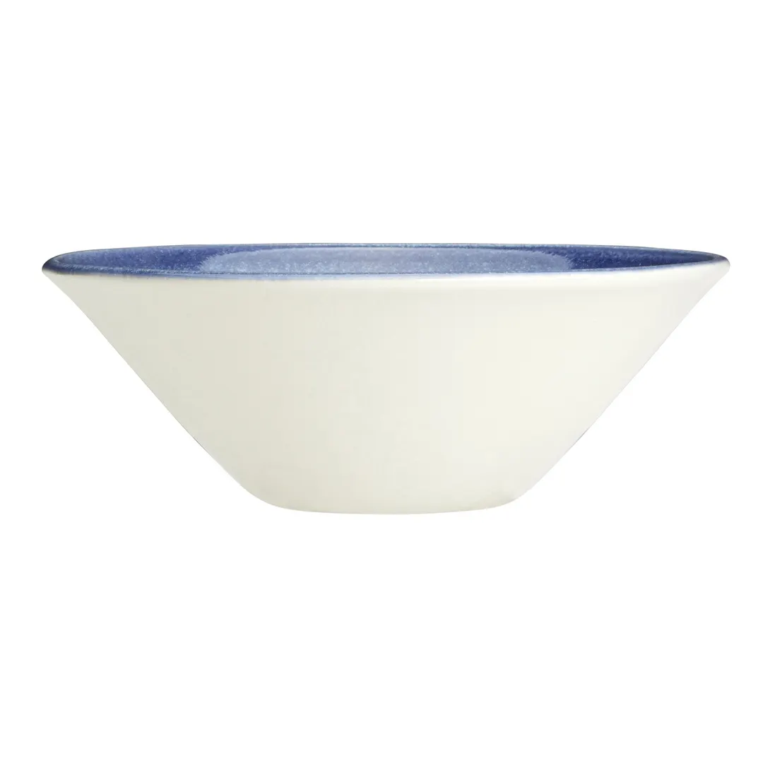 Steelite 17770597 Essence Bowl 6.5" x 2.325" (19.25 oz) Bluestone, Oven Safe to 530°F - 1 Dozen