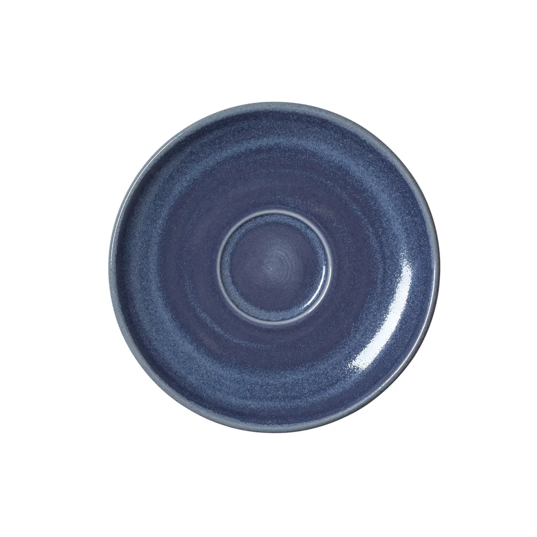 Steelite 1777X0042 - Saucer, 6.0" X 0.75" Bluestone Ceramic, Oven Safe to 530°F/275°C - 1 Dozen