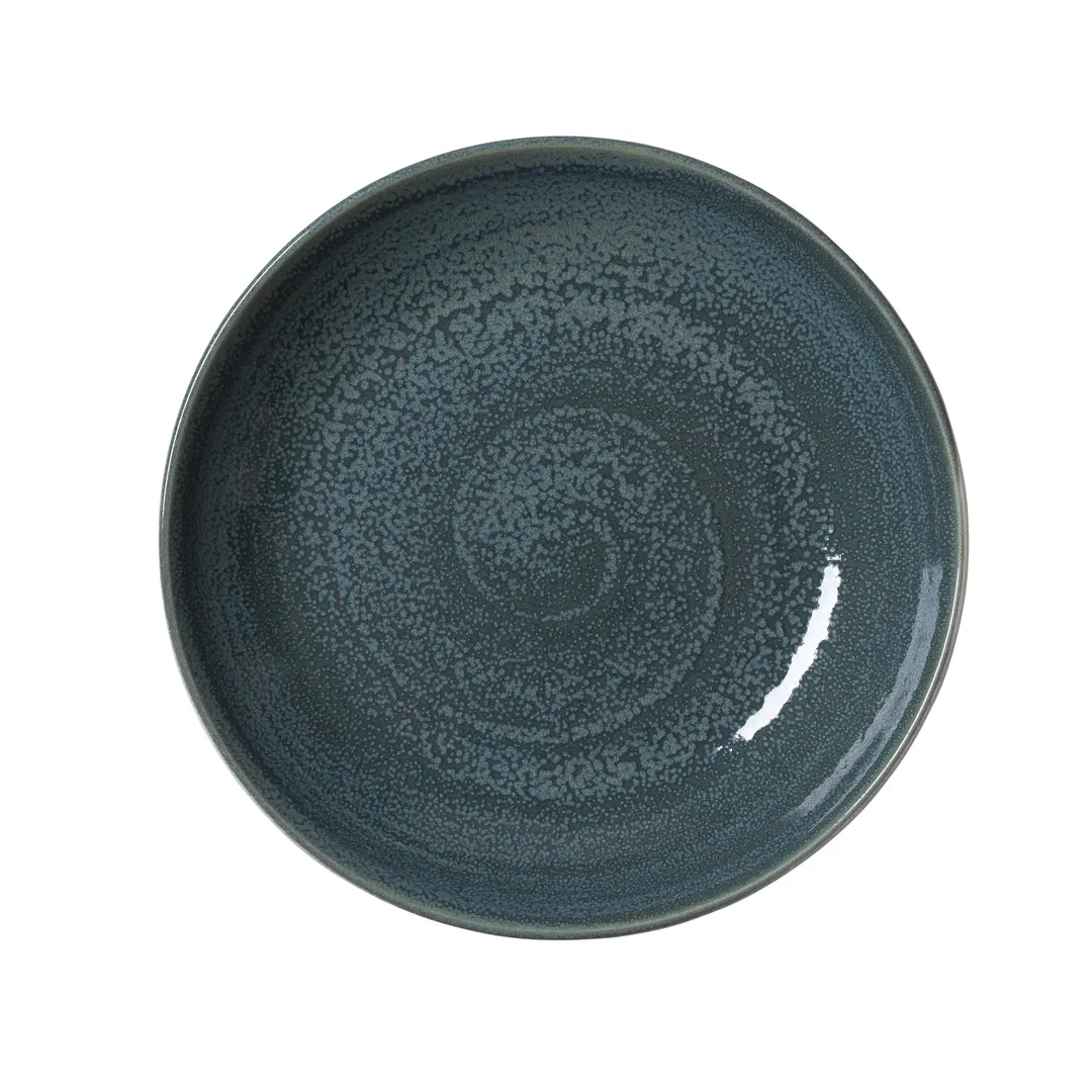 Steelite 17780570 - Jade 27 oz Bowl, 8.5" x 1.5" Ceramic, Vitrified, Oven Safe to 530°F - 1 Dozen