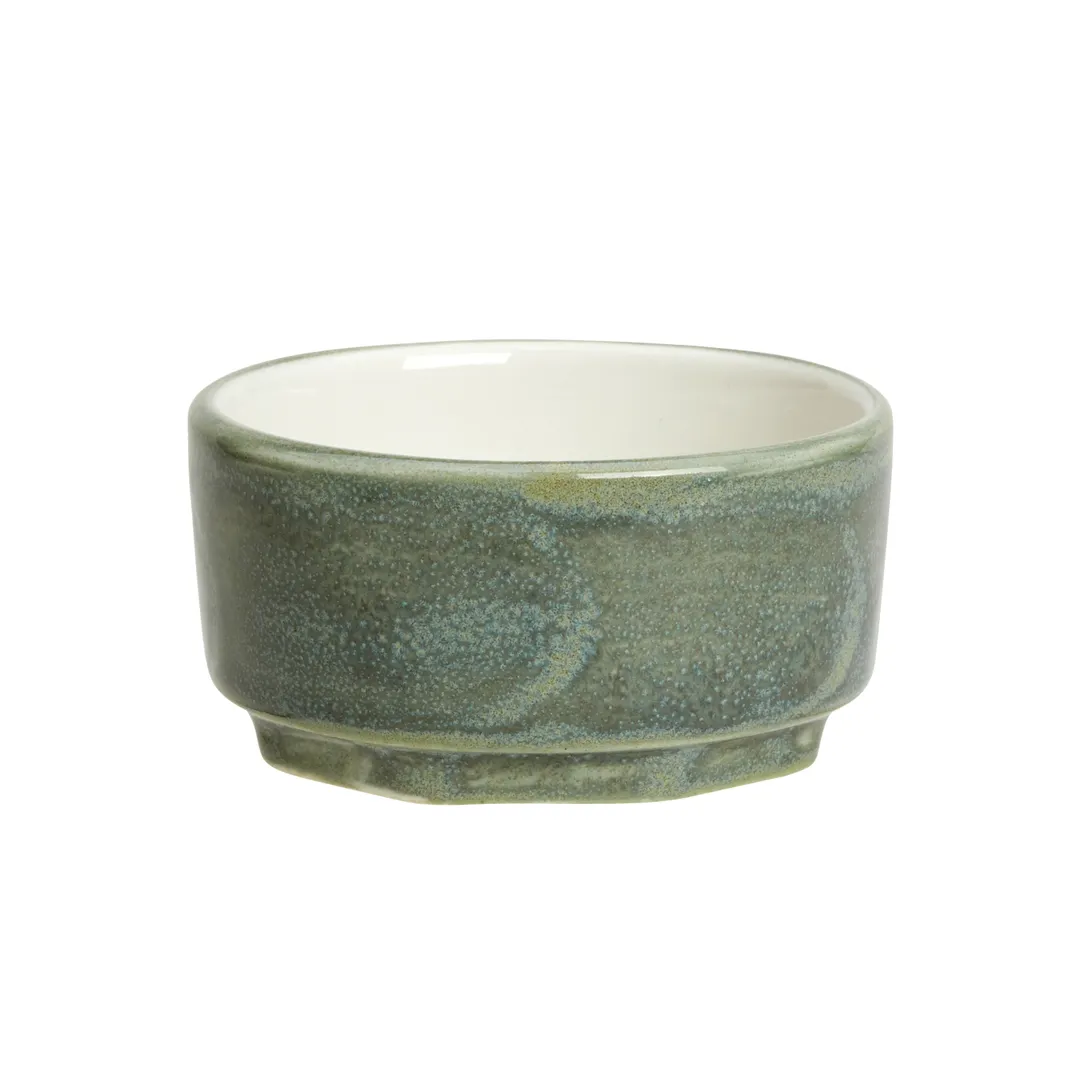 Steelite 17780575 - Taster Dip Sauce Dish, 1.75 Oz (2.5" x 1.25"), Jade Ceramic Safe 530°F, 1 Dozen