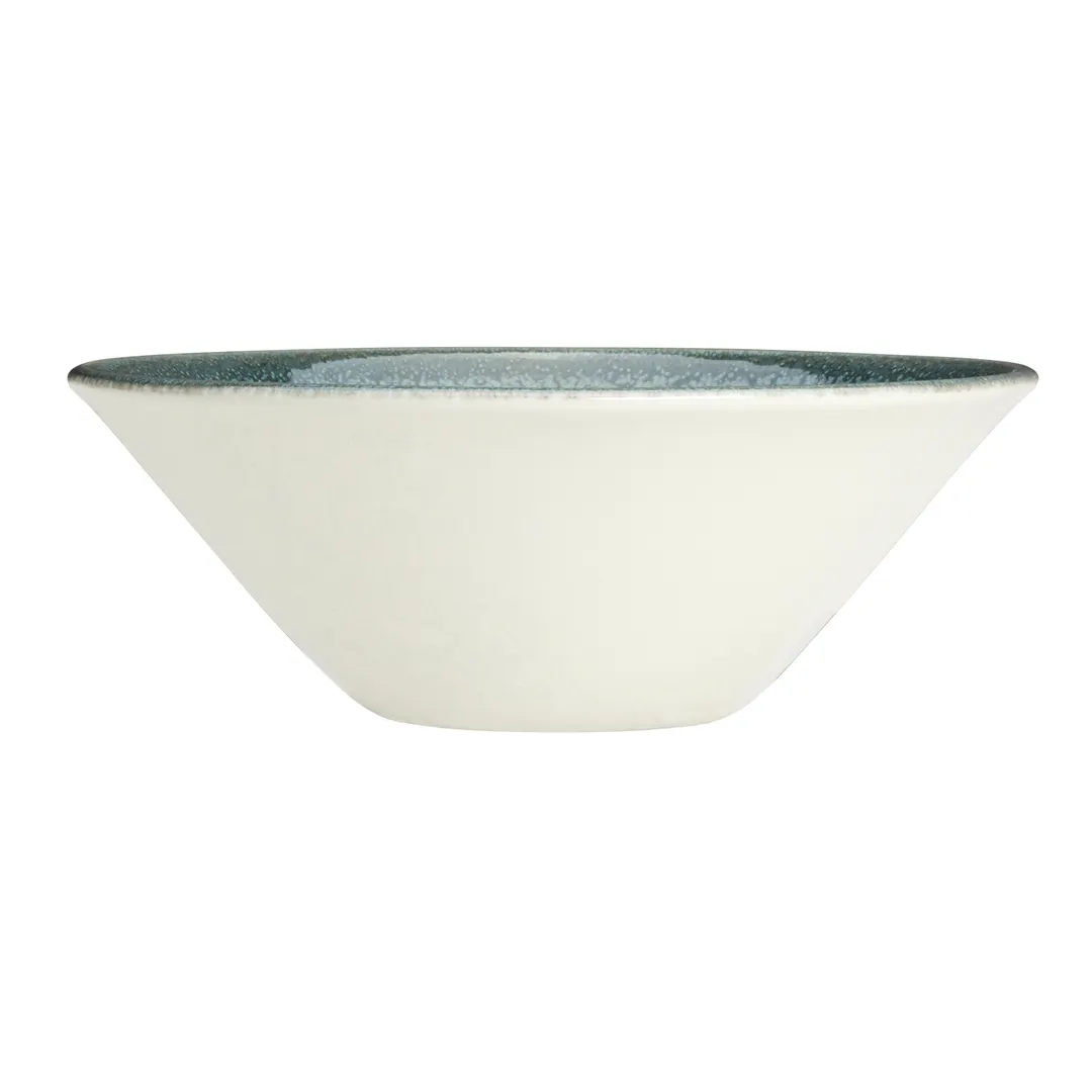 Steelite 17780597 - 19‑oz Jade Round Ceramic Bowl, 6.5" x 2.3", Vitrified, Oven Safe 530°F, - 1 Dozen