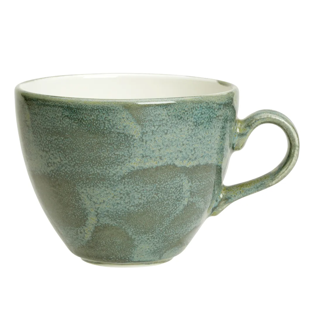 Steelite 1778X0019 Liv Cup, 12 Oz (5.25" x 4.25" x 3.25") Jade Ceramic Oven Safe 530°F - 1 Dozen