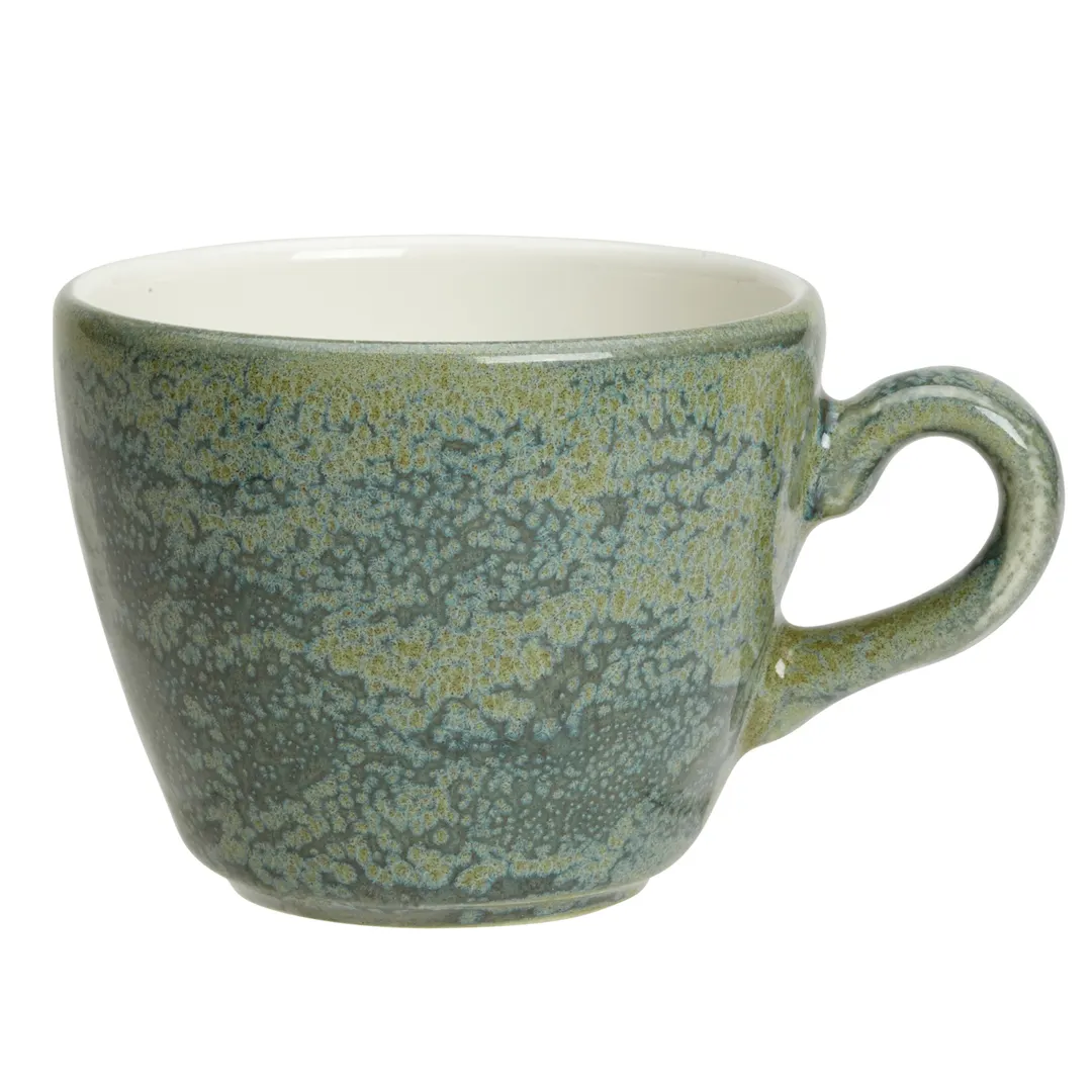 Steelite 1778X0023 - Liv Cup, 3.0 oz, 3.5" x 2.75" x 2.0", Jade Ceramic, Oven Safe, 1 Dozen