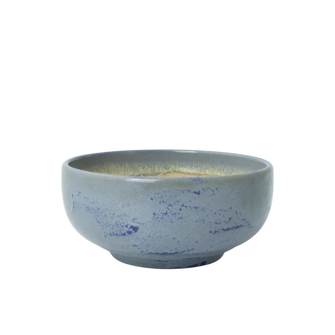 Steelite 17800481 - 16.5 Oz Ceramic Bowl, 5.25" Bluestone Aurora Finish, Vitrified China, 1 Dozen