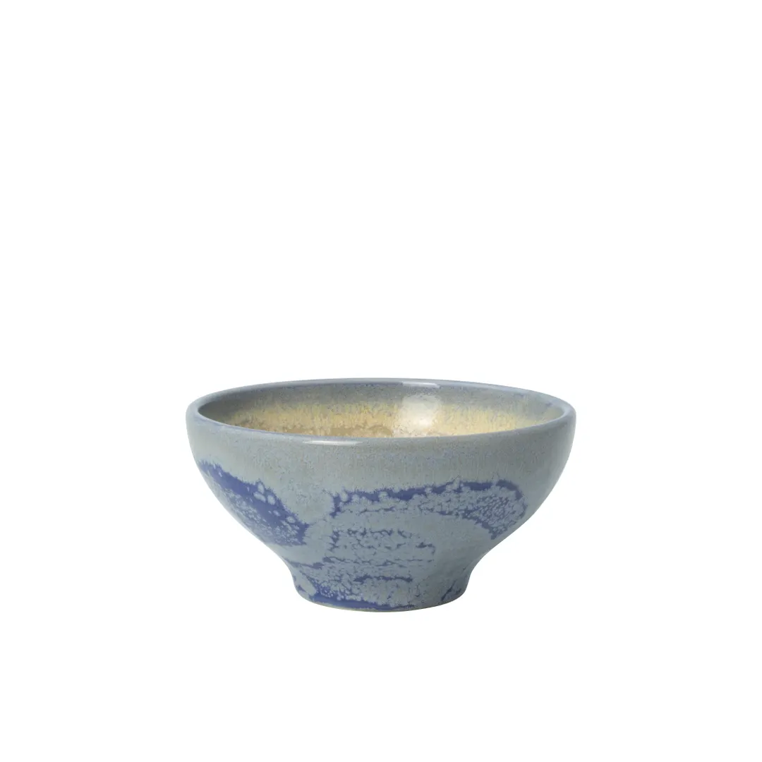 Steelite 17800539 - 4" Tulip Round Bowl, 6.75 Oz Bluestone Aurora Rev Ceramic, General Use, 1 Dozen