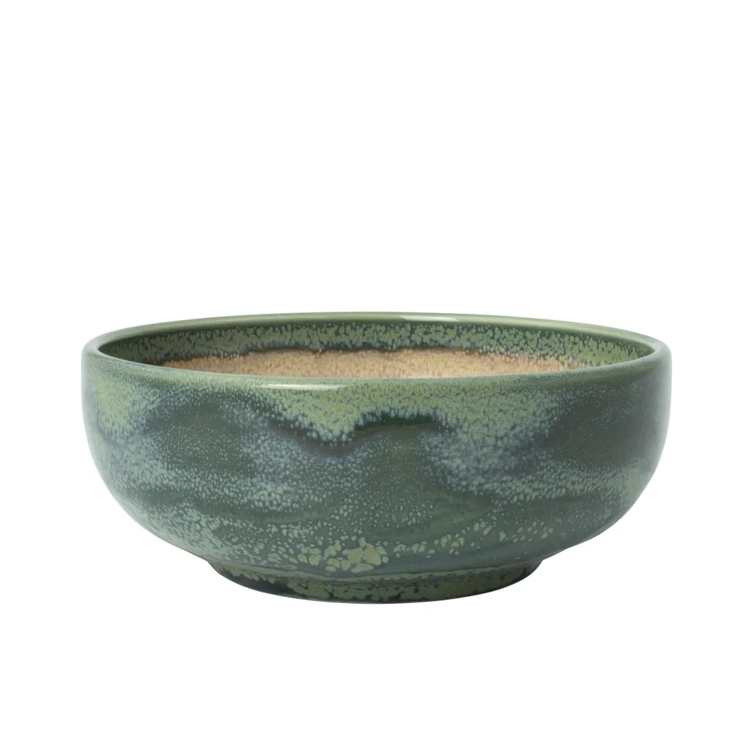 Steelite 17810482 - Aurora Jade 23 Oz Ceramic Bowl, 6.125" x 2.325", Vitrified Finish - 1 Dozen