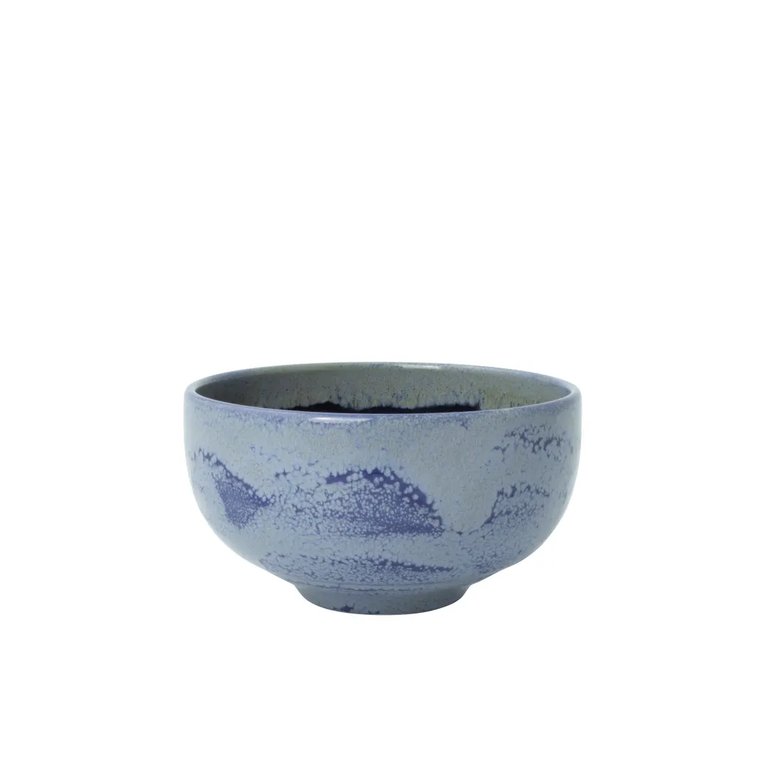 Steelite 17820480 - 12 Oz Ceramic Bowl 4.5" X 2.0" Aurora Vesuvius Lapis Finish, China - 1 Dozen