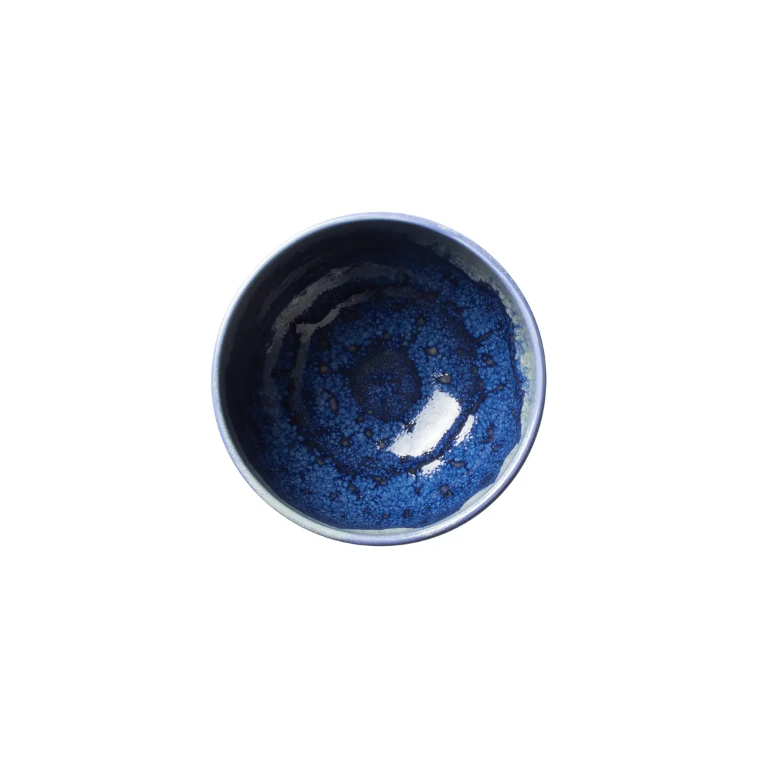 Steelite 17820480 - 12 Oz Ceramic Bowl 4.5" X 2.0" Aurora Vesuvius Lapis Finish, China - 1 Dozen