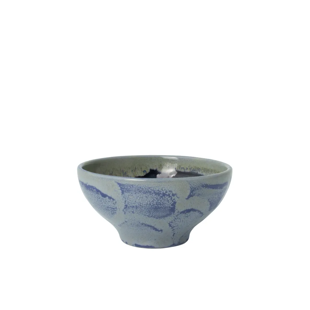 Steelite 17820539 Tulip Bowl, 4" x 2" (6.75 oz) Aurora Vesuvius Lapis, Vitrified Ceramic - 1 Dozen