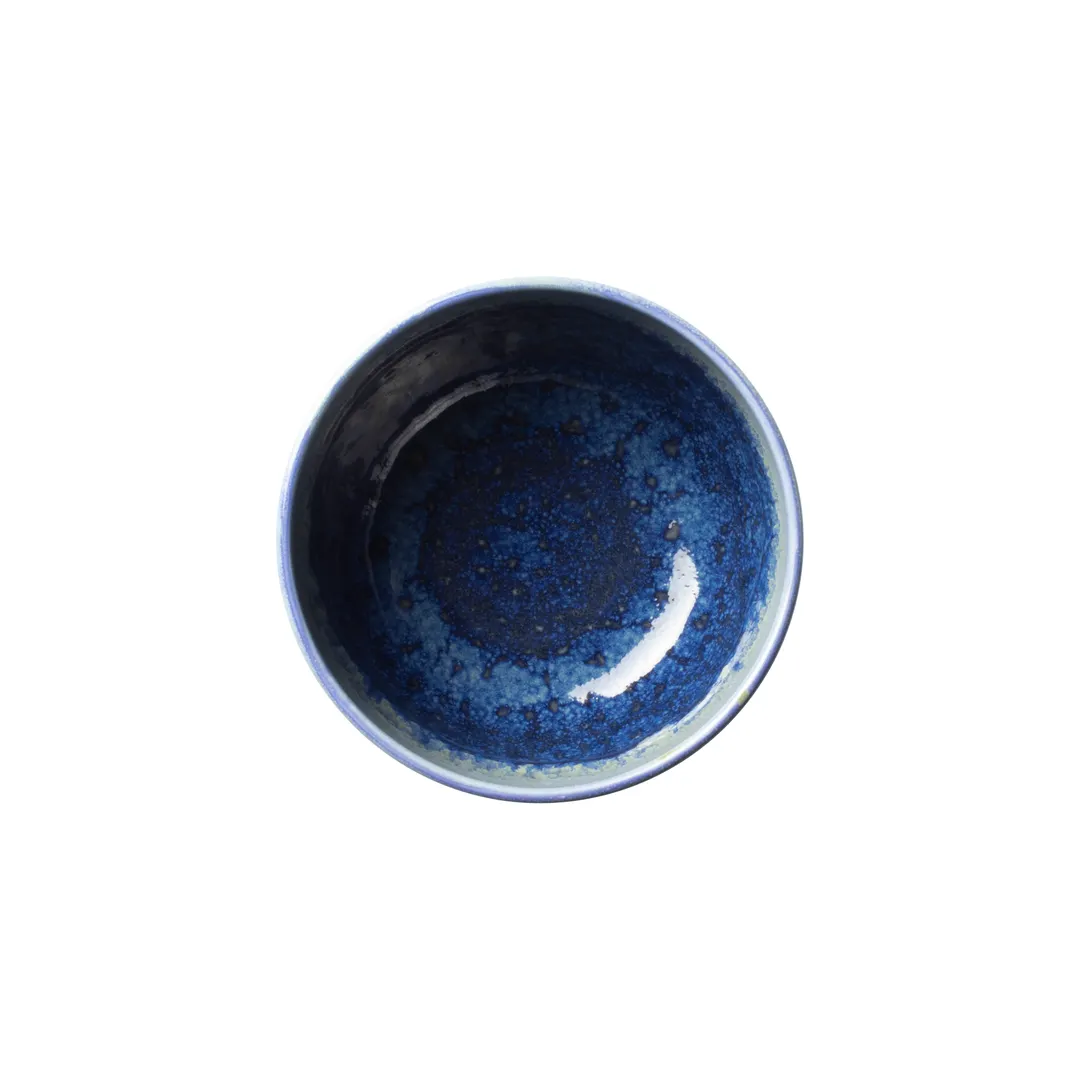 Steelite 17820628 - 16 Oz Ceramic Bowl, 4.5" x 2.5", Vesuvius Lapis Finish, China, Use - 1 Dozen