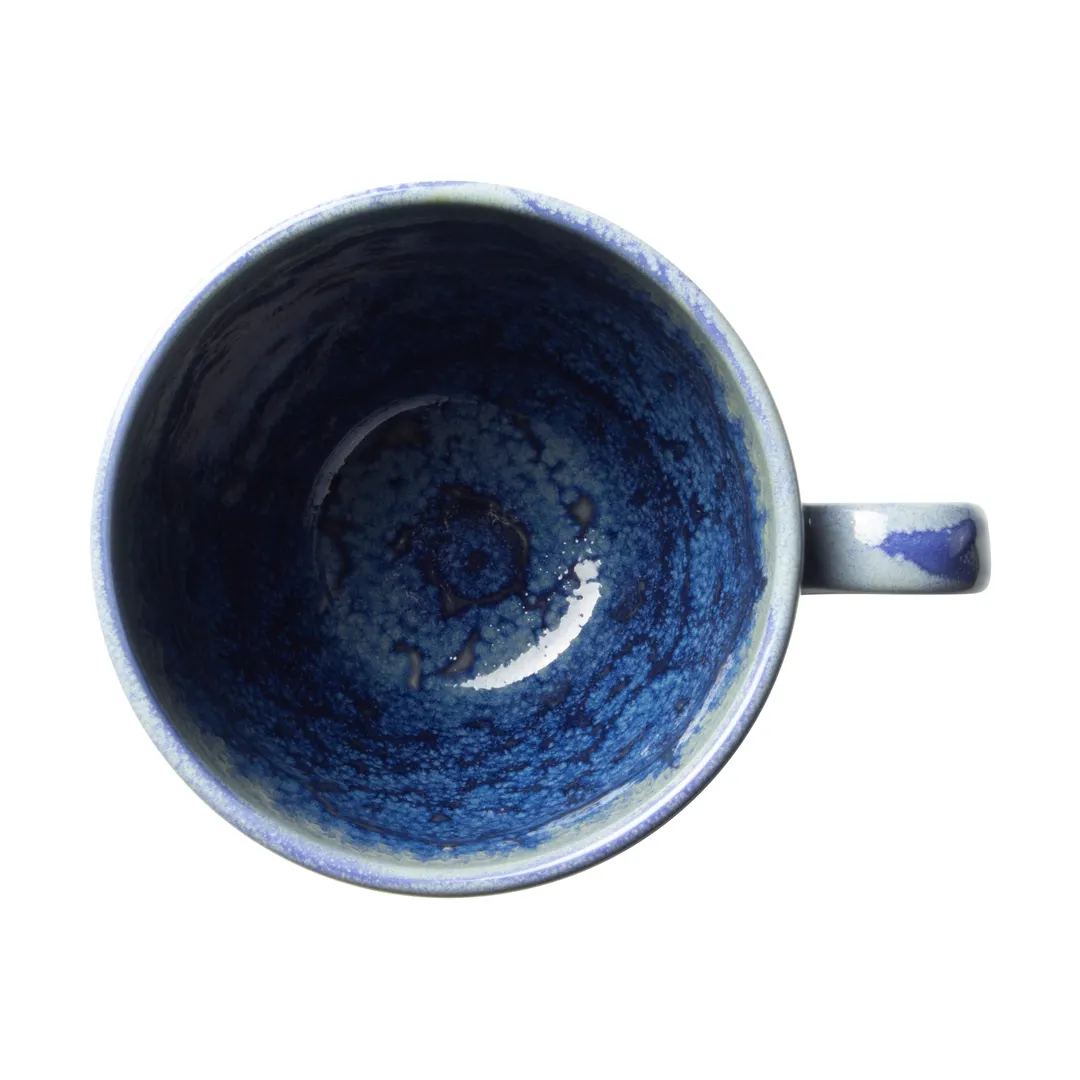 Steelite 1782X0019 - Liv Cup, 12 Oz Vesuvius Lapis, 5.25" x 3.125" Vitrified China - 1 Dozen