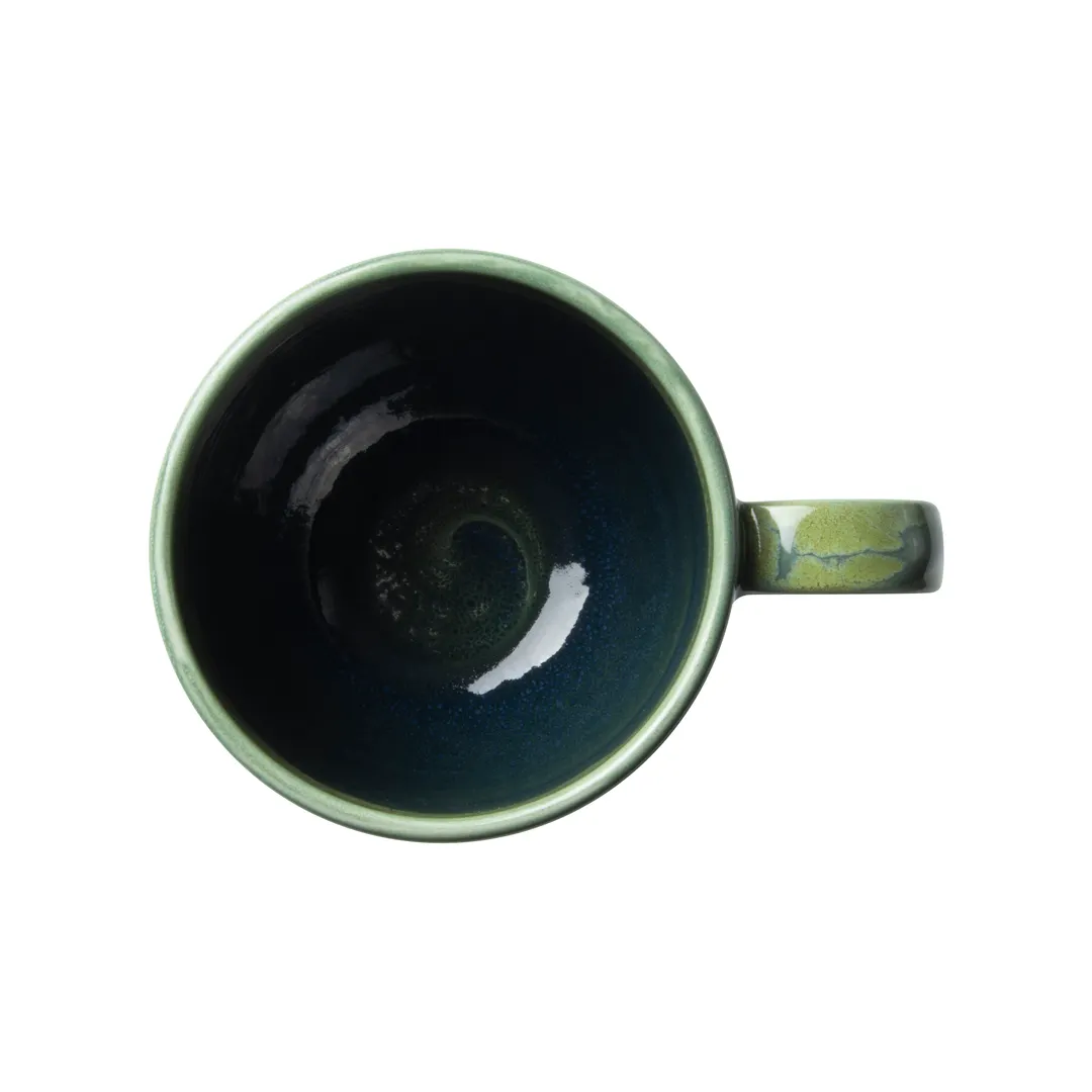 Steelite 1783X0021 - Cup, 8 Oz (4.625" x 2.875"), Burnt Emerald Vitrified China, Ceramic - 1 Dozen