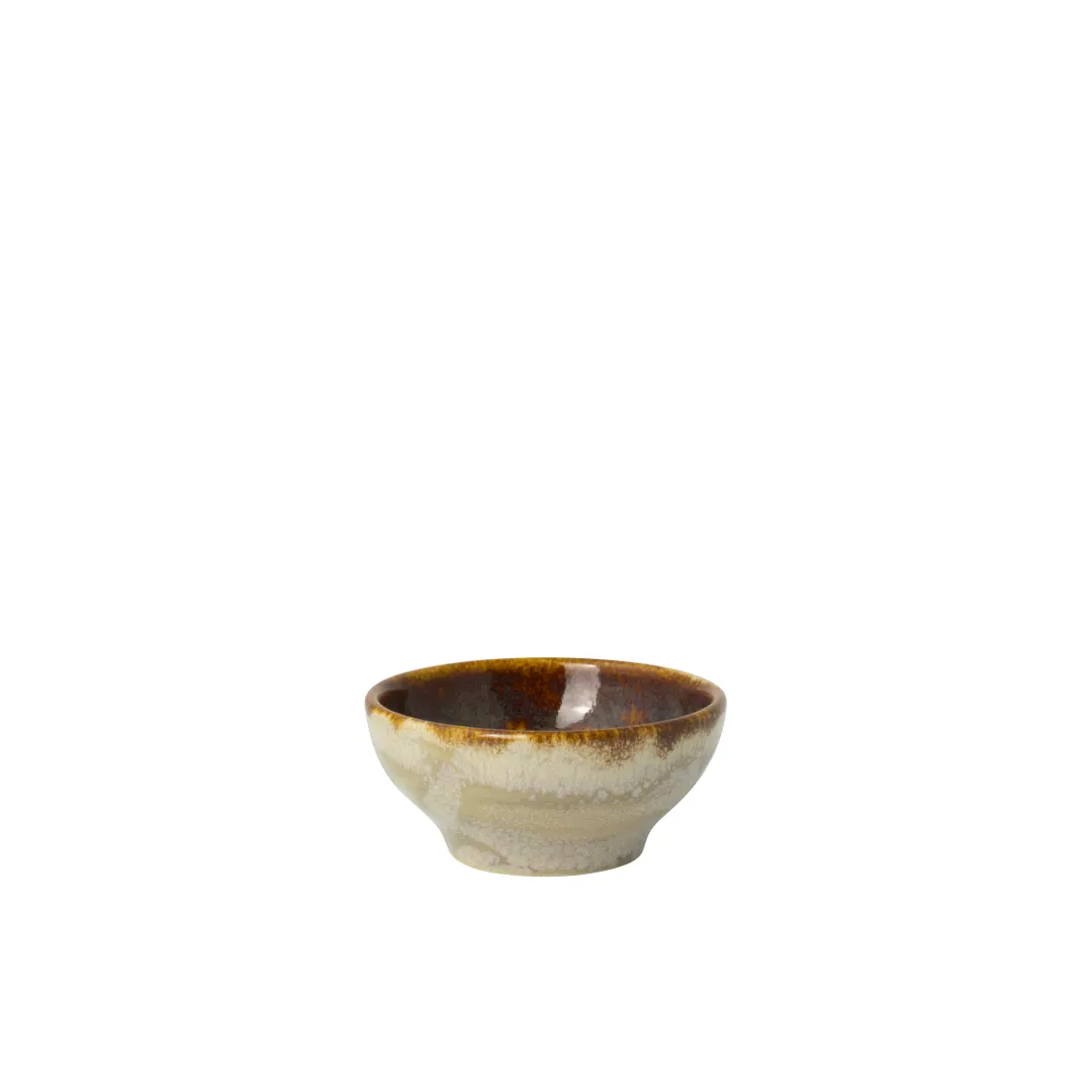 Steelite 17840538 Tulip Bowl, 2.75" x 1.25" Round Amber Ceramic, 2 oz Vitrified China, - 1 Dozen