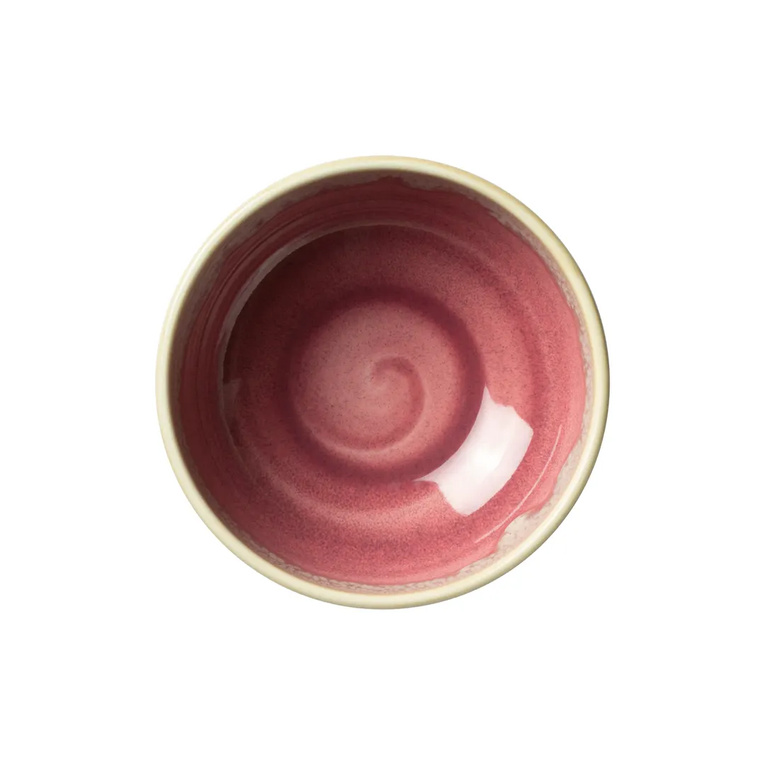 Steelite 17850481 - 16.5 Oz Cer. Bowl, 5.25", Aurora Vesuvius/Rose Quartz Tone‑On‑Tone, - 1 Dozen