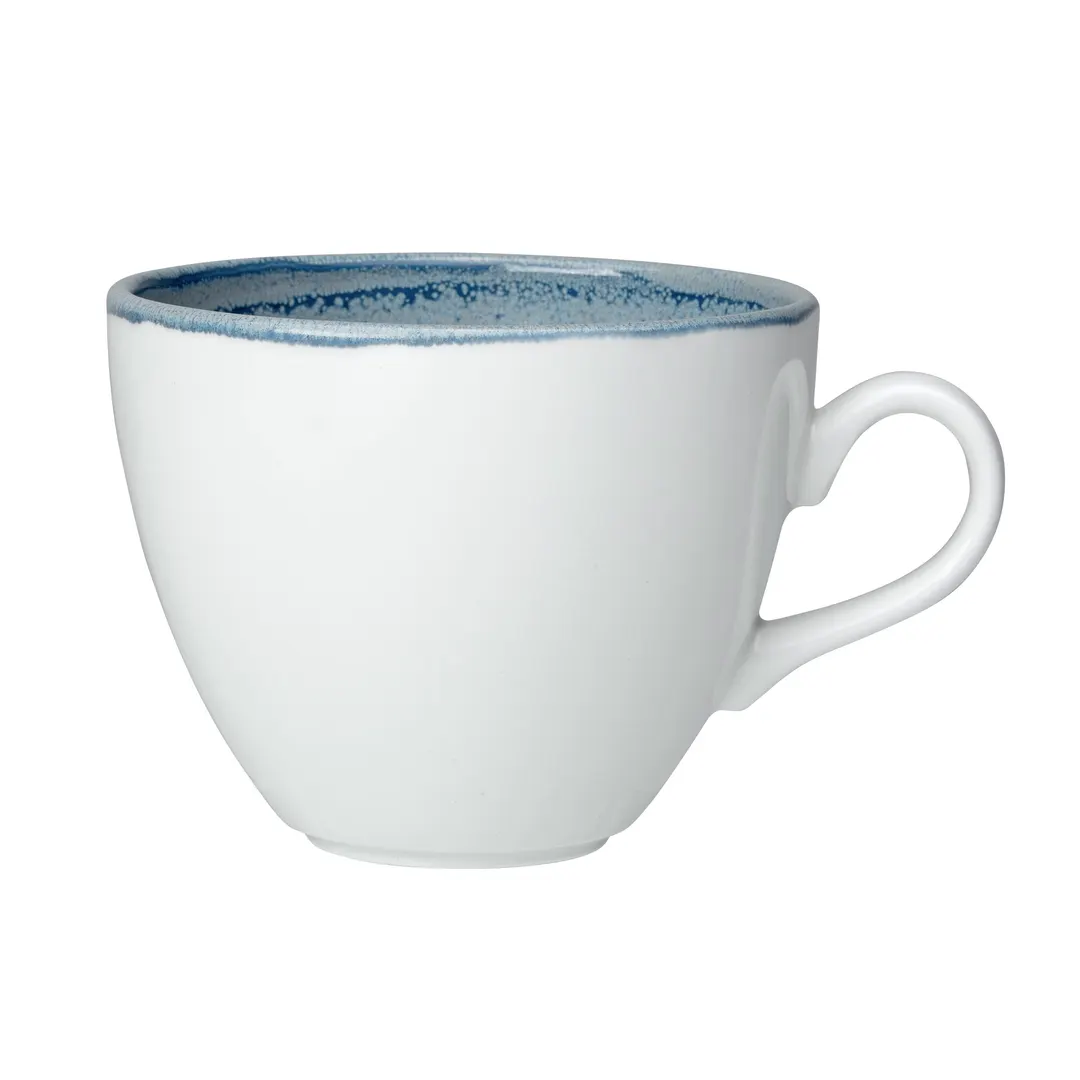 Steelite 1792X0019 - 12 Oz Bluestone Cup, 3.5" x 3.25" x 1.75", Vitrified Ceramic, Finish - 1 Dozen