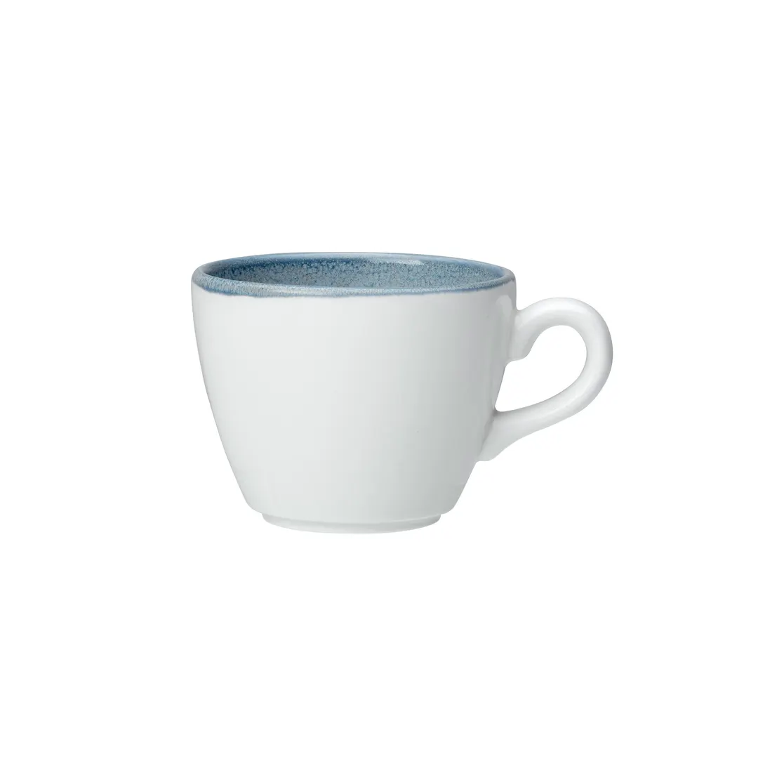 Steelite 1792X0023 Liv Cup, 3.0 Oz (3.5"x2.125"x2.0"), Revolution Edge Bluestone Ceramic - 1 Dozen