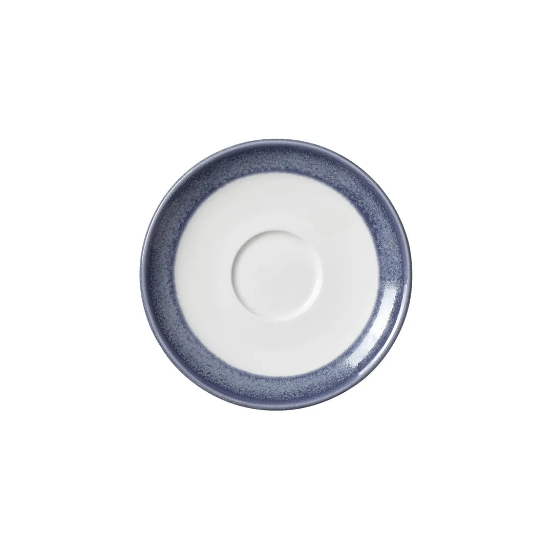 Steelite 1792X0042 Liv Saucer, 6.0" Round Bluestone, Ceramic, Revolution Edge, Casual Style - 1 Dozen