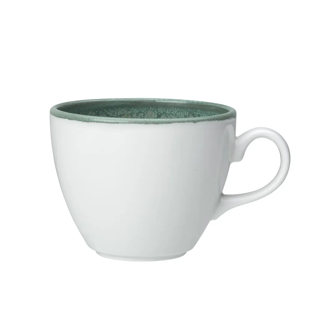 Steelite 1793X0021 - Liv Cup, 8 Oz Jade, 4.625" x 3.625" x 2.88" Vitrified China, Edge - 1 Dozen