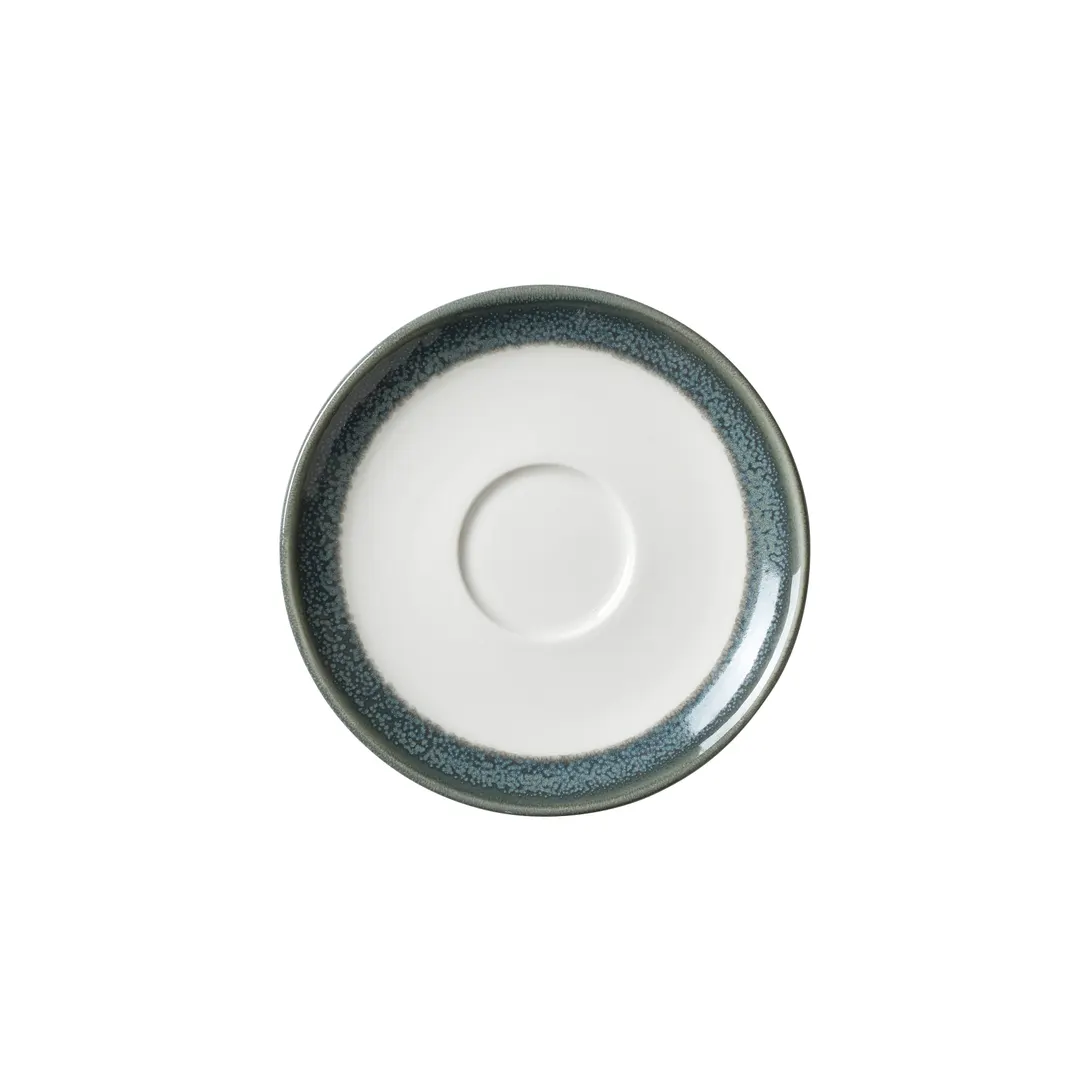 Steelite 1793X0043 Liv Saucer, 5.0" x 0.75", Round Ceramic, Jade Alumina Vitrified China - 1 Dozen